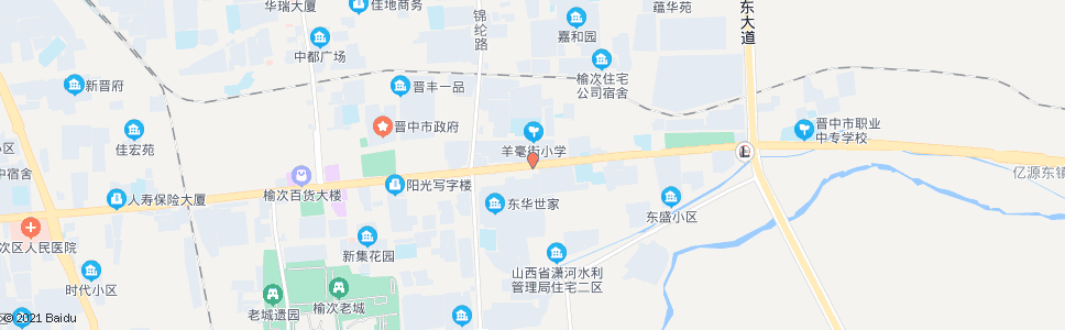 晋中魏榆饭店_公交站地图_晋中公交_妙搜公交查询2024