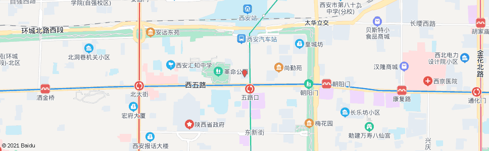 西安火车站(陇海大酒店)_公交站地图_西安公交_妙搜公交查询2024