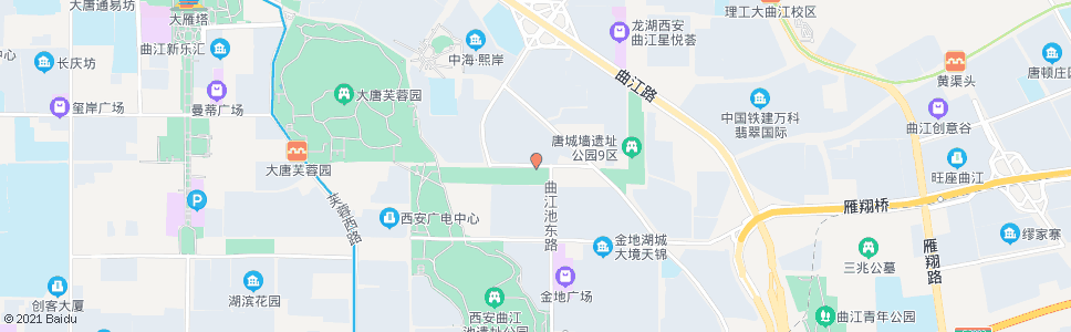 西安曲江池东路北口_公交站地图_西安公交_妙搜公交查询2024