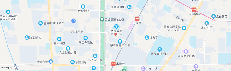 西安科技四路高新一路口_公交站地图_西安公交_妙搜公交查询2024