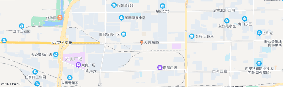 西安大兴东路劳动北路口_公交站地图_西安公交_妙搜公交查询2024