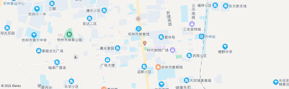 忻州日月大酒店_公交站地图_忻州公交_妙搜公交查询2024