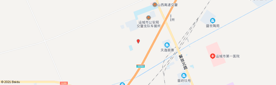 运城南村_公交站地图_运城公交_妙搜公交查询2024