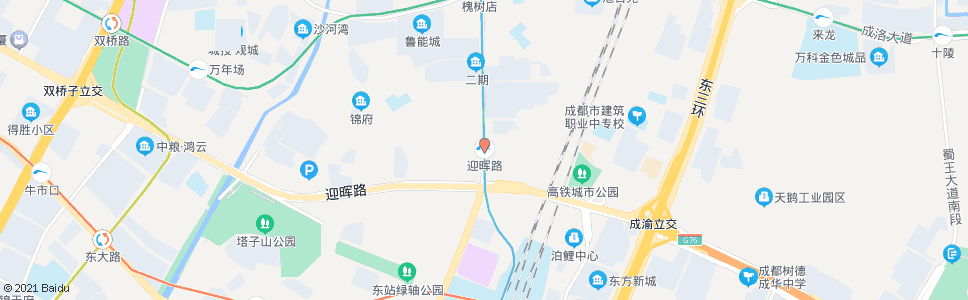 成都建材路迎晖路口_公交站地图_成都公交_妙搜公交查询2024