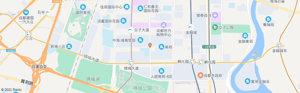 成都成汉南路锦尚西二路口_公交站地图_成都公交_妙搜公交查询2024