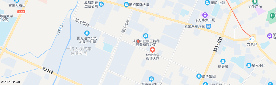 成都星光路北京路口_公交站地图_成都公交_妙搜公交查询2024