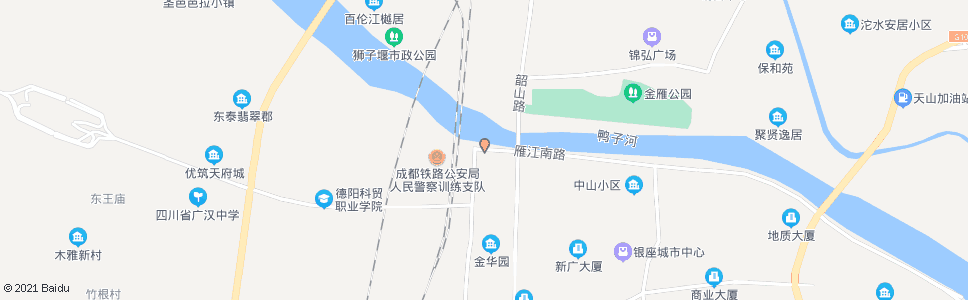 德阳长沙路湘潭路口_公交站地图_德阳公交_妙搜公交查询2024