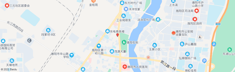 德阳东西大街小北街口_公交站地图_德阳公交_妙搜公交查询2024