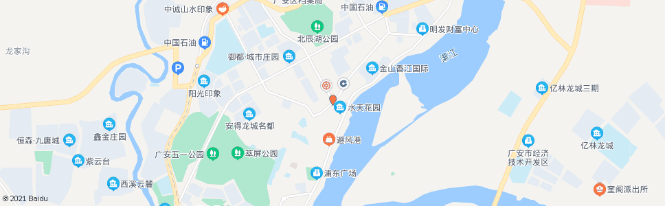 广安渠江北路口_公交站地图_广安公交_妙搜公交查询2024