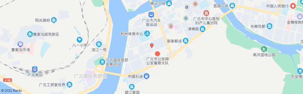 广元老072医院(市车管所)_公交站地图_广元公交_妙搜公交查询2024