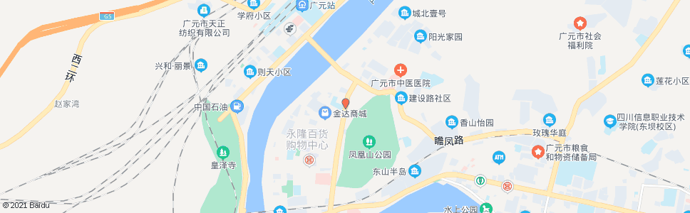 广元建设路_公交站地图_广元公交_妙搜公交查询2024