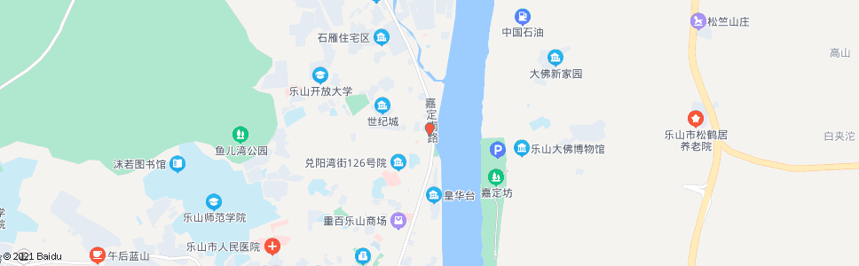 乐山岷江一桥东站_公交站地图_乐山公交_妙搜公交查询2024