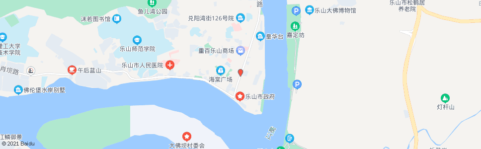 乐山土桥街_公交站地图_乐山公交_妙搜公交查询2024