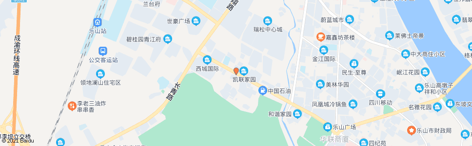 乐山市艺术实验学校_公交站地图_乐山公交_妙搜公交查询2024