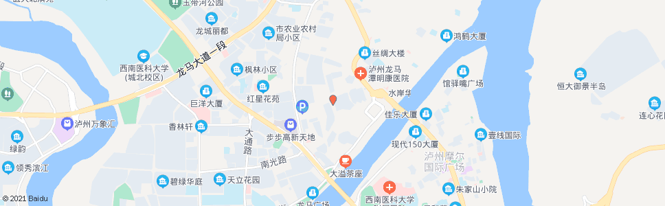 泸州金山路口_公交站地图_泸州公交_妙搜公交查询2024