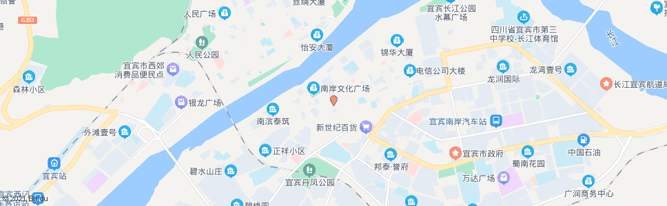 宜宾市建行_公交站地图_宜宾公交_妙搜公交查询2024