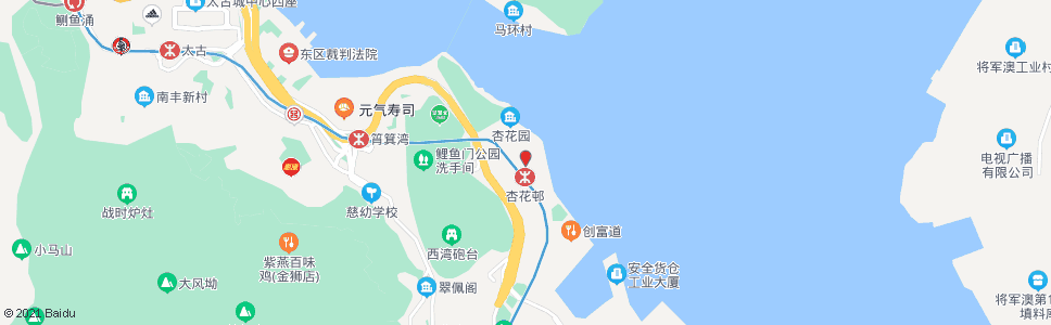 香港白沙灣_巴士站地圖_香港巴士_妙搜巴士搜尋2024