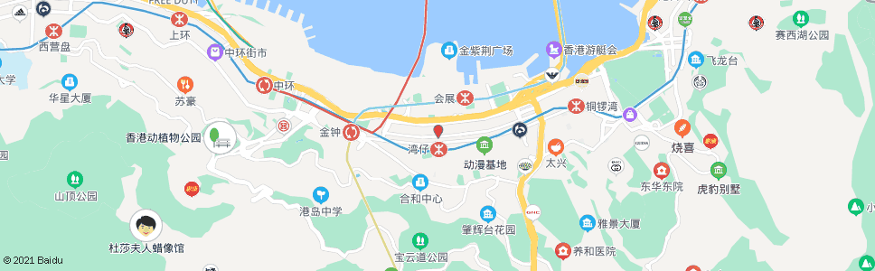 香港對面海_巴士站地圖_香港巴士_妙搜巴士搜尋2024