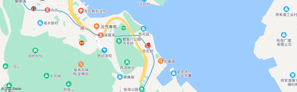 香港盛泰道(杏花邨商場)_巴士站地圖_香港巴士_妙搜巴士搜尋2024