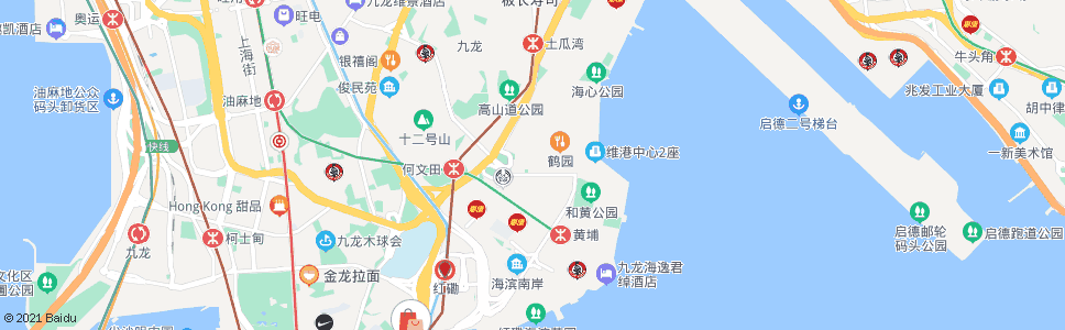 香港紅磡佛光街_巴士站地圖_香港巴士_妙搜巴士搜尋2024