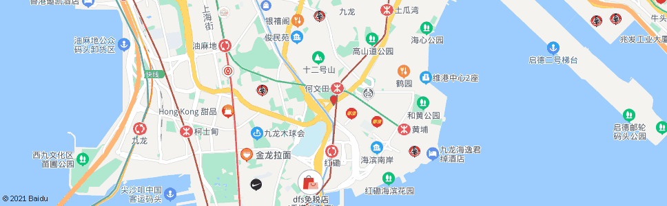 香港東九龍分區醫院_巴士站地圖_香港巴士_妙搜巴士搜尋2024