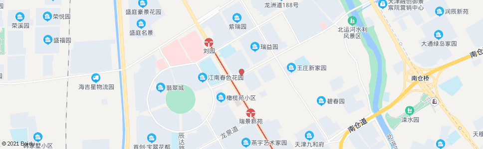 天津龙洲道辰旺路_公交站地图_天津公交_妙搜公交查询2024