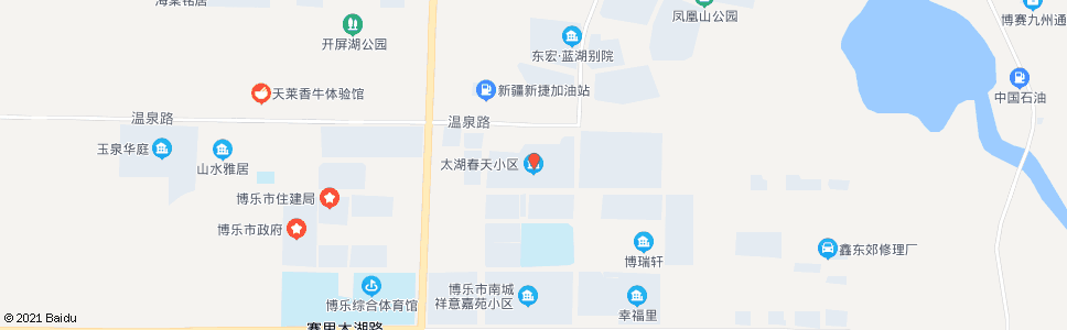 博尔塔拉太湖春天居住区_公交站地图_博尔塔拉公交_妙搜公交查询2024