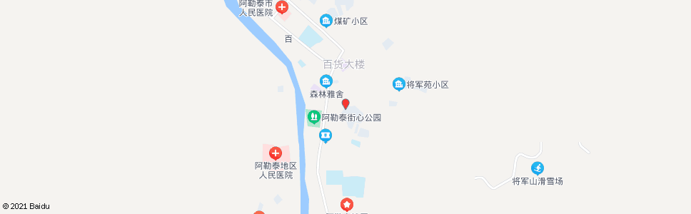 哈密地区一中(北行)_公交站地图_哈密公交_妙搜公交查询2024