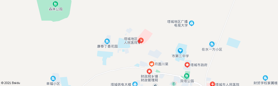 塔城地区医院_公交站地图_塔城公交_妙搜公交查询2024