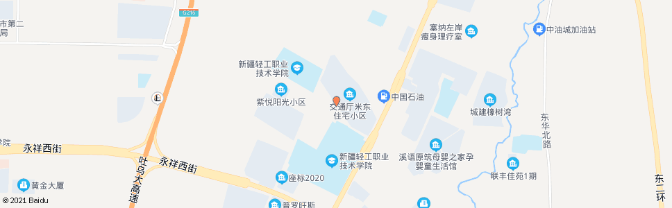 乌鲁木齐轻工学院_公交站地图_乌鲁木齐公交_妙搜公交查询2024