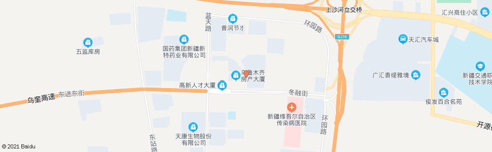 乌鲁木齐东彩路_公交站地图_乌鲁木齐公交_妙搜公交查询2024