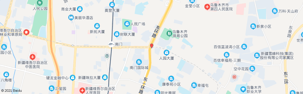 乌鲁木齐幸福路(外环路)_公交站地图_乌鲁木齐公交_妙搜公交查询2024