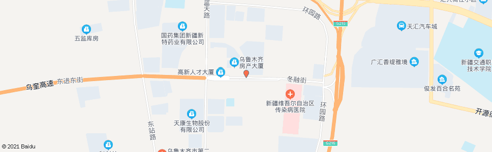 乌鲁木齐中云公司_公交站地图_乌鲁木齐公交_妙搜公交查询2024