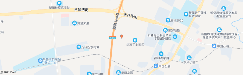 乌鲁木齐华凌牧畜产业基地_公交站地图_乌鲁木齐公交_妙搜公交查询2024