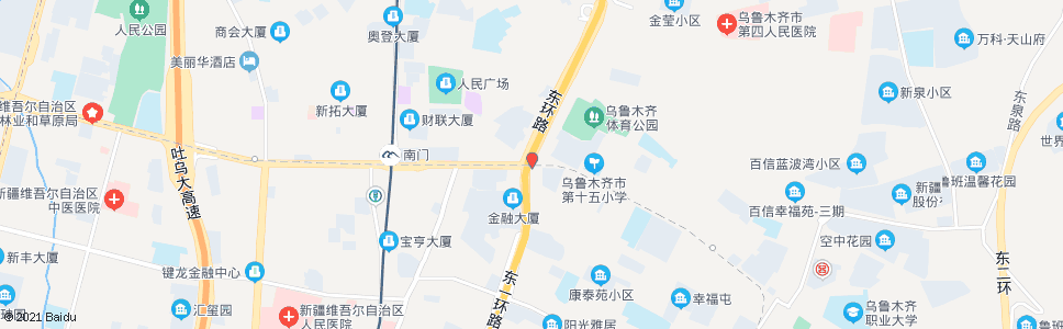 乌鲁木齐幸福路(没线号)_公交站地图_乌鲁木齐公交_妙搜公交查询2024