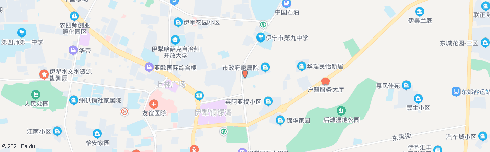 伊犁伊宁市一小学_公交站地图_伊犁公交_妙搜公交查询2024