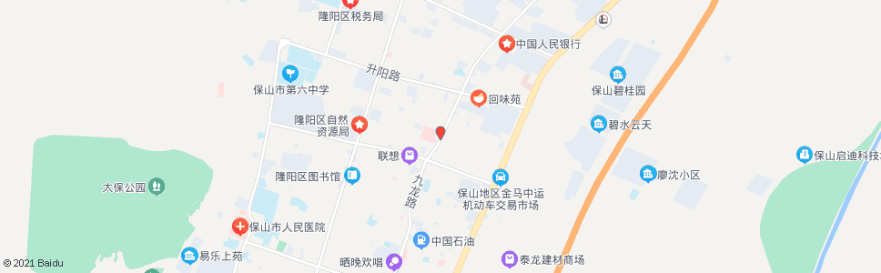 保山永佳饭店_公交站地图_保山公交_妙搜公交查询2024