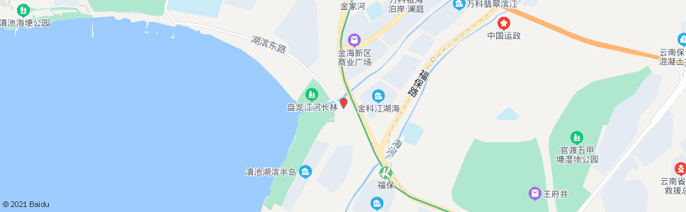 昆明环湖东路口(湖滨路)_公交站地图_昆明公交_妙搜公交查询2024