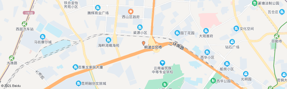 昆明明波建材灯具市场_公交站地图_昆明公交_妙搜公交查询2024