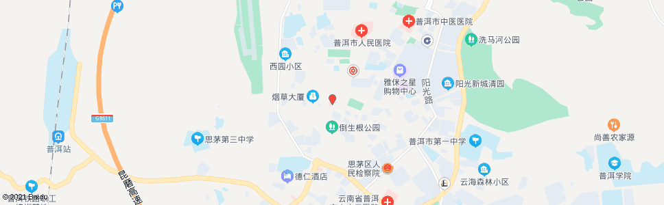 普洱市妇幼保健院_公交站地图_普洱公交_妙搜公交查询2024