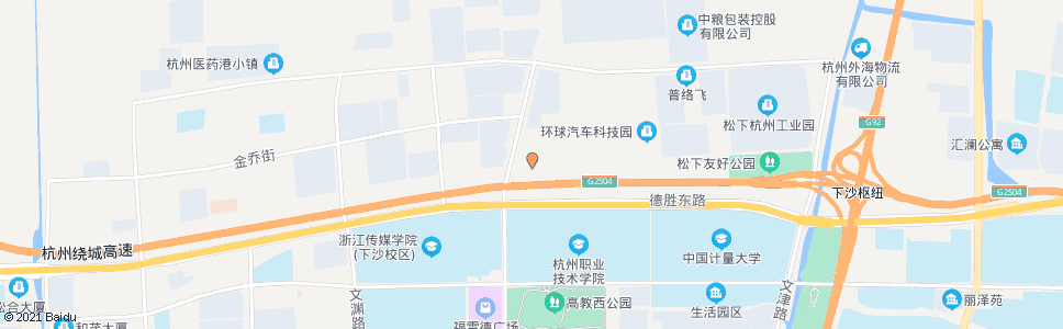 杭州松乔街文泽北路口_公交站地图_杭州公交_妙搜公交查询2024