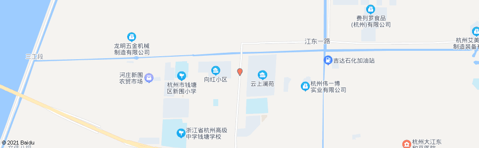 杭州群建村_公交站地图_杭州公交_妙搜公交查询2024