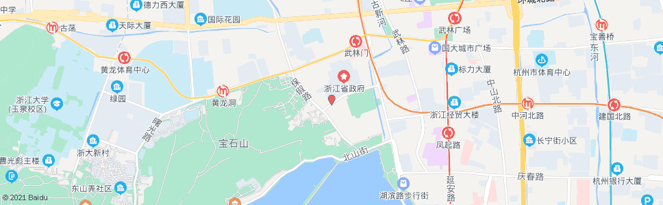 杭州省府路弥陀寺路口_公交站地图_杭州公交_妙搜公交查询2024