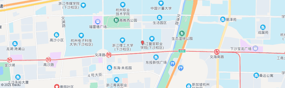 杭州文溯路二号大街口_公交站地图_杭州公交_妙搜公交查询2024