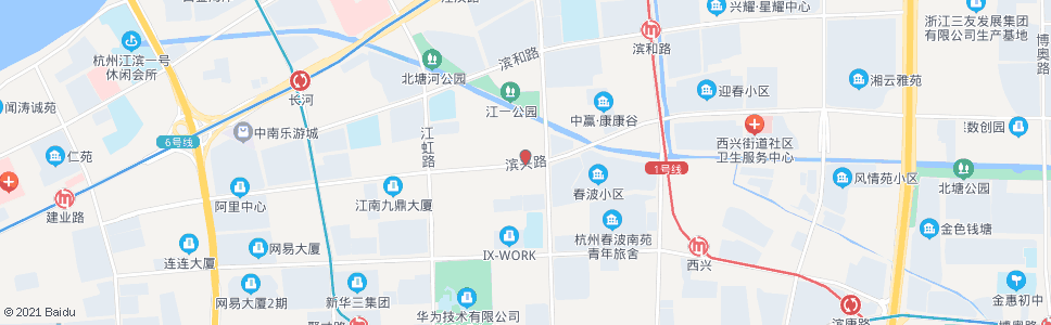 杭州滨兴路江晖路口_公交站地图_杭州公交_妙搜公交查询2024