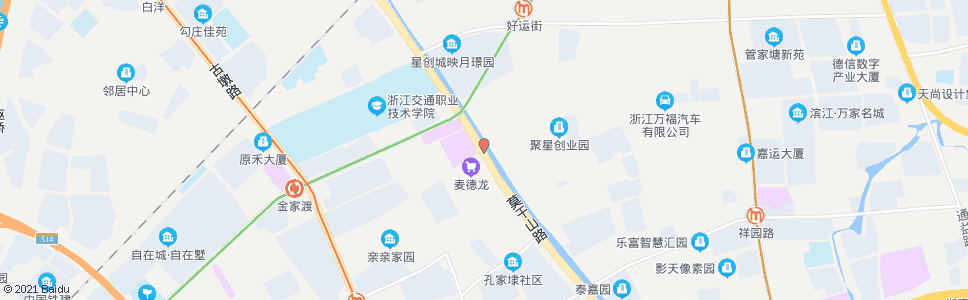 杭州通运路莫干山路口_公交站地图_杭州公交_妙搜公交查询2024