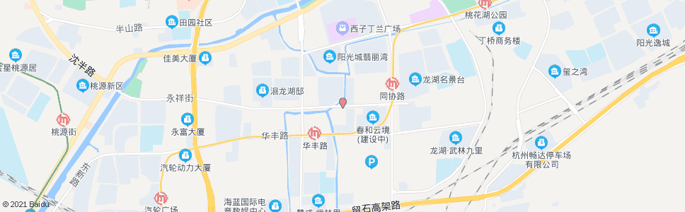 杭州杭玻街康华路口_公交站地图_杭州公交_妙搜公交查询2024